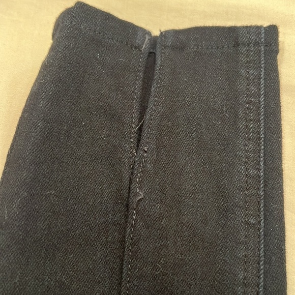 RAG AND BONE BLACK SLIT JEANS SIZE 25 - Picture 5 of 13